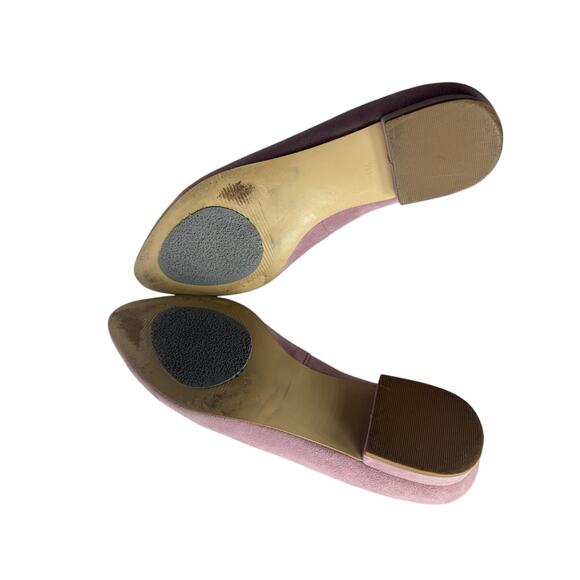 Talbots Women’s Edison Suede Ballet Flat Slip on Shoes 6M Pastel Violet Spring - Picture 6 of 6